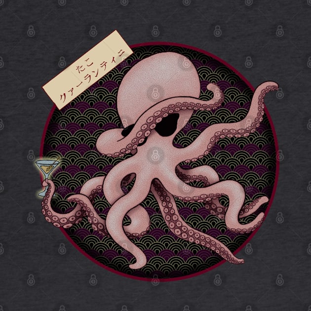 Dabbing Octopus Quarantini (Seigaiha) by AnimaSomnia